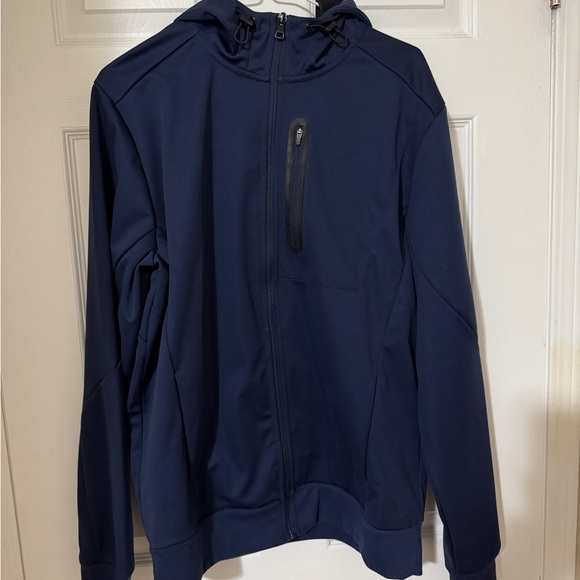 Mondetta Outdoor Project Mens active Full Zip Jacket Adjustable Hood - Picture 2 of 4